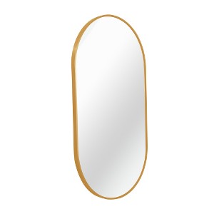 Lyngins Bathroom Mirrors,Oval Wall Mirrors,4mm HD Glass Mirrors,Aluminum Alloy Anti-rust Vanity Mirrors for Bathroom,Bedroom - 1 of 4