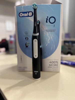 thumbnail image 2 of Oral-B IO Series 3 Deep Clean Electric Toothbrush – Black – Rechargeable With 2 Brush Heads 2 of 5