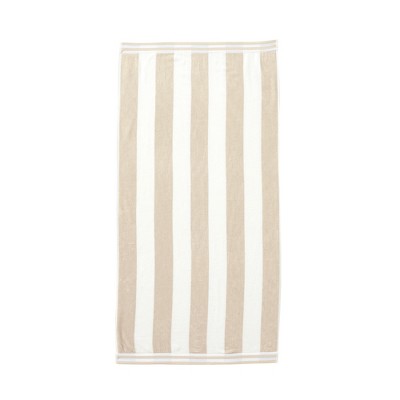 Oversized Cabana Stripe Beach Towels | Novia Collection by Great Bay Home