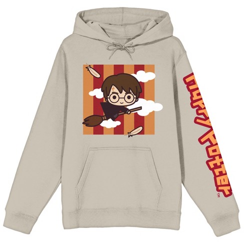 Harry Potter : Chibi Adult Natural Graphic Hoodie Target Harry