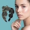 Unique Bargains Women's Fashion Wide-side Headband 6.3"x4.92" 1 Pc - 2 of 4