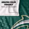 Jacksonville University Logo Dots Silky Touch Blanket White 50x60 - 4 of 4