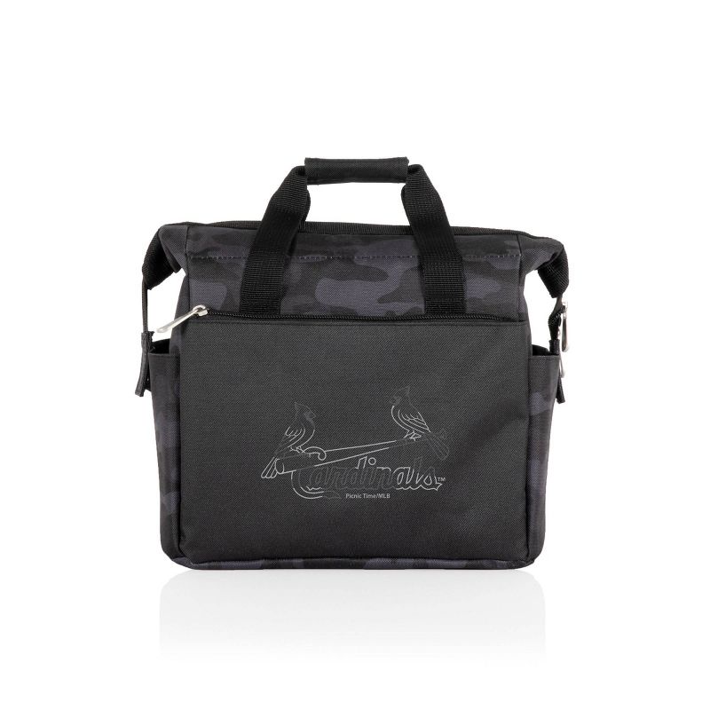 MLB St. Louis Cardinals On The Go Soft Lunch Bag Cooler - Black Camo, 1 of 5
