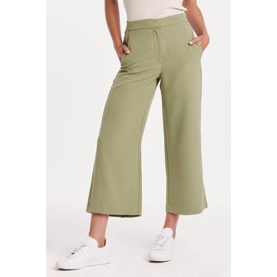 Women's High Rise Crop Wide Leg Pant - Another Love
