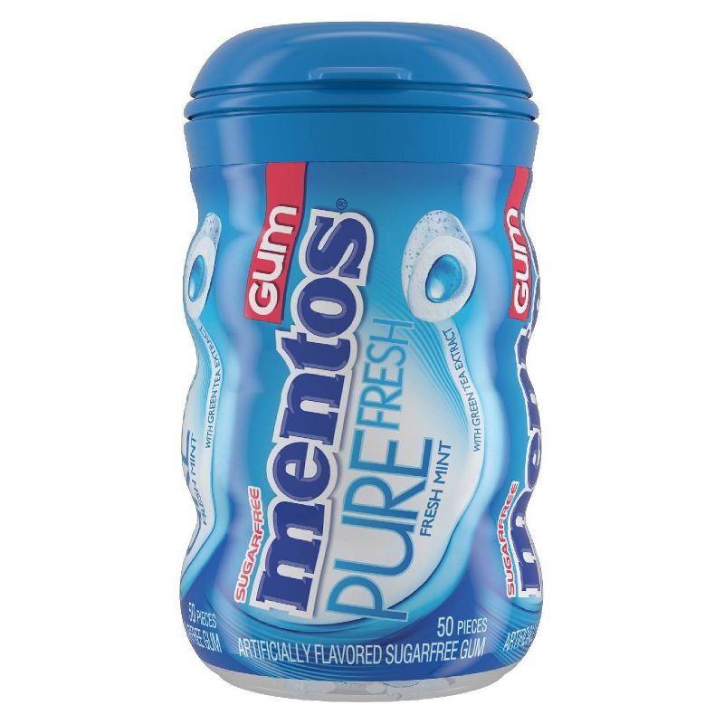 Mentos Fresh Mint Gum - 50ct, 3 of 7