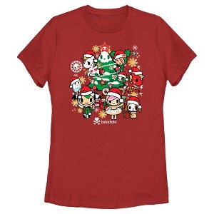 Women's Tokidoki Christmas Group T-Shirt - 1 of 4