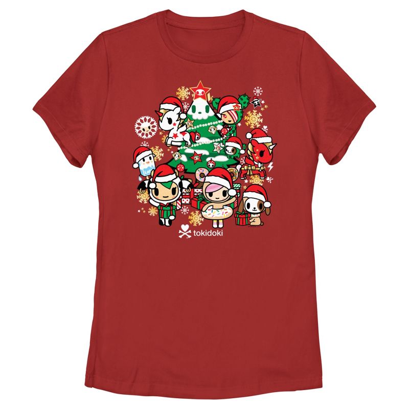 Women's Tokidoki Christmas Group T-Shirt, 1 of 5
