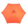 DSVIMOY Patio Umbrellas, Outdoor Umbrella with Push Button Tilt and Crank, Market Umbrella with 6 Ribs, Orange, 103.94"*98.43"*103.94" - 4 of 4