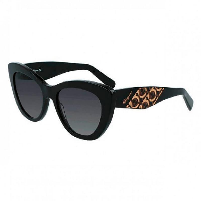 Salvatore Ferragamo SF 1022S 001 Womens Cat-Eye Sunglasses Black 53mm, 2 of 3