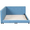 Merax Stylish Upholstered Platform Daybed with Tufted Detail & Built-In USB Ports - 2 of 4