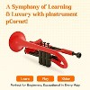 pInstrument pCornet Plastic Cornet with Mouthpieces & Bag – Lightweight, Ergonomic, Bb Sound for Students & Beginners – Durable ABS Build - 2 of 4