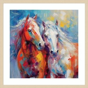 Amanti Art Lucky Couple I by Irena Orlov Wood Framed Wall Art Print - 1 of 4