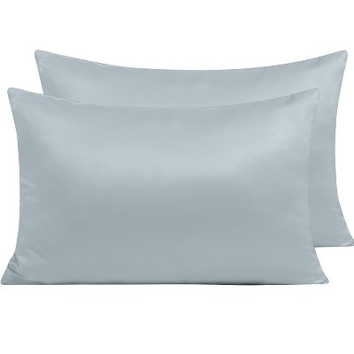 2 Pack Satin Zippered Pillowcases for Hair and Skin - NTBAY