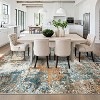 Modern Abstract Area Rug – Soft, Non-Slip, Washable Carpet for Living Room, Bedroom, Dining Room - 4 of 4