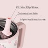 HydroJug Traveler - Water Bottle with Handle & Flip Straw - Leak Resistant Tumbler, Insulated, Stainless Steel & Rubber Base - 3 of 4