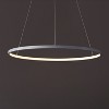 JONATHAN Y Brice Modern Contemporary Metal Round Dimmable Integrated LED Pendant - 2 of 4