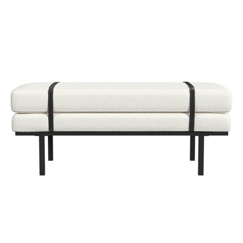 Target black best sale metal bench