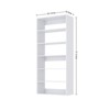 HOMLUX 6-Tier Closet Organizer Clothes Storage Shelf Tower Unit,White - 3 of 4