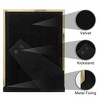 REGALWOVEN Home Room Modern Brushed Aluminum Real Glass Photo Frame 1 Pc - 3 of 4