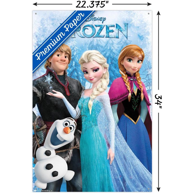 Trends International Disney Pixar Frozen - Group Unframed Wall Poster Prints, 3 of 7