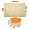 Unique Bargains Picnic Blanket Waterproof Washable Lightweight with Handle Used for Hiking Travel Camping - 2 of 4