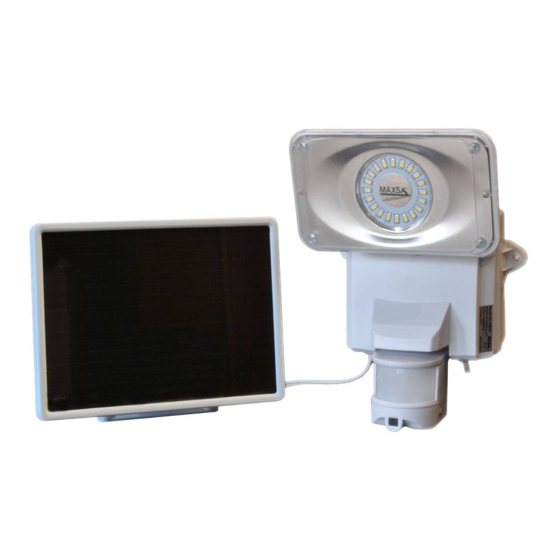 Maxsa Innovations Solar Powered Security Video Camera and Floodlight White, 3 of 7