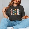 Simply Sage Market Women's Nurse Stacked Wavy Colorful Short Sleeve Garment Dyed Tee - 2 of 2
