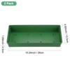 Unique Bargains Durable PP Plastic Floral Flower Arrangement Centerpiece Tray Green - 3 of 4