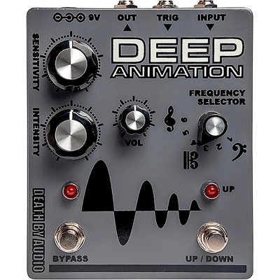 DEATH BY AUDIO Deep Animation Bass Overdrive Envelope Follower Effects Pedal Gray