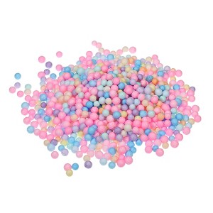 Unique Bargains Party Decorations Arts DIY Crafts Decorative Filler Foam Beads Balls 1 Pack - 1 of 4