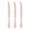 Smarty Had A Party Pink Baroque Plastic Dinner Knives - 480 pcs - 2 of 4
