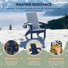WestinTrends Ashore Kids Outdoor HDPE Plastic Modern Adirondack Patio Chairs with Cup Holders (Set of 2) - 3 of 4