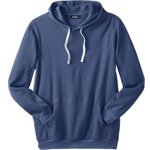 KingSize Men's Big & Tall Tall Waffle-Knit Thermal Hoodie - 1 of 4