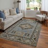 Fillmore Traditional Medallion Blue/Green Area Rug - 2 of 4