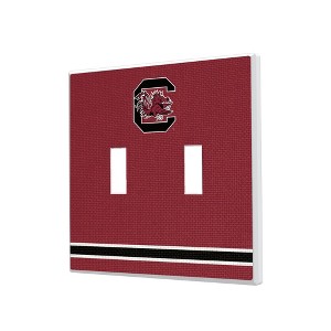 NCAA SEC Universities Stripe Hidden-Screw Light Switch Plate for Double Toggle - 1 of 4