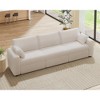 Vipbear Beige Extra Large Modular Sectional Sofa,Comfy Corduroy Modern Oversized 4-Seat Sectional Couch with Deep Seat,Tool-Free Assembly - 2 of 4