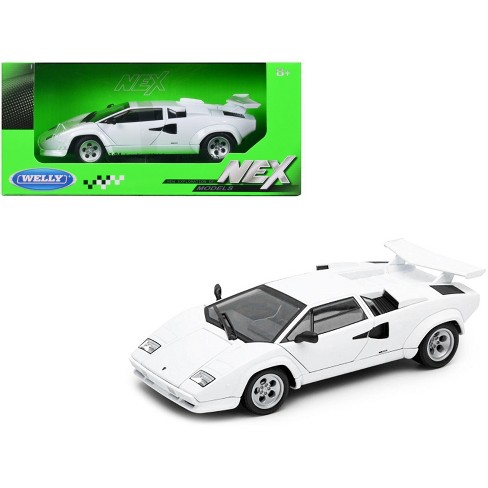 Lamborghini Countach LPI 800-4 White with Black Accents and Red Interior  Special Edition 1/18 Diecast Model Car by Maisto