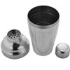 Sol Living Stainless Steel Deluxe Cocktail Shaker Bottle for Bartenders with Strainer - 3 of 4