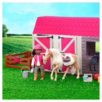 lori doll horse haven barn set