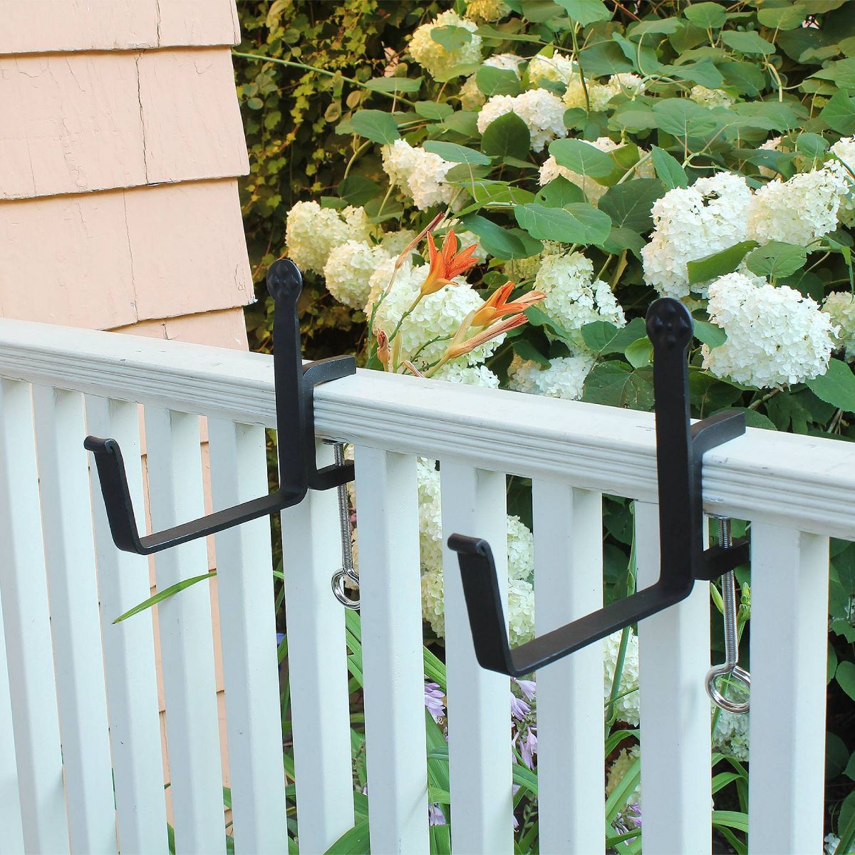 ACHLA Designs Small Rectangular Galvanized Steel Outdoor Planter Box with Mounting Bracket Copper 22"x8" - thumbnail 5