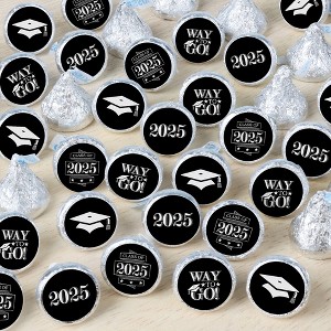 Big Dot of Happiness Graduation Cheers - 2025 Graduation Party Small Round Candy Stickers - Party Favor Labels - 324 Count - 1 of 4