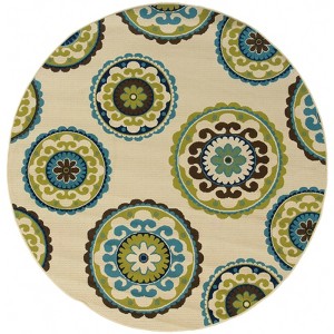 Cozumel Medallion Patio Rug - 1 of 4