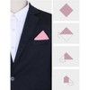 INSPIRE CHIC Men's Classic Floral Leaves Pocket Squares - 3 of 4