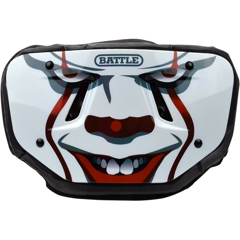 Battle Sports Clown Adult Chrome Football Back Plate, 1 of 2