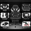 ELECWISH Ergonomic Gaming Chair with Footrest, Lumbar Support, Breathable Computer Chair with Pocket Spring Cushion, Chairs for Adults - 2 of 4