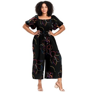 Avenue Annabelle Print Jumpsuit - 1 of 2