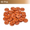Unique Bargains Wooden DIY Craft Clothing Sewing Buttons 50 Pcs - 3 of 4