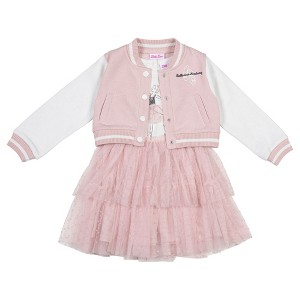 Little Lass Girls 2 Piece Dress & Jacket Set - 1 of 2