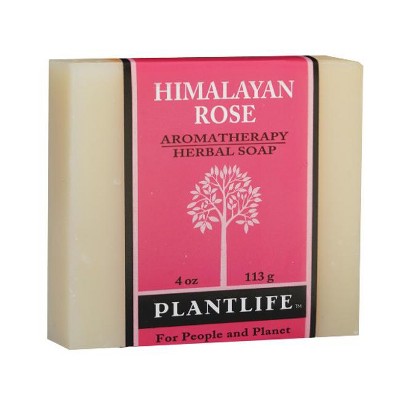 Plantlife Himalayan Rose Bar Soap – Moisturizing, Soothing, Handcrafted, Plant-Based – Made in California, 4oz