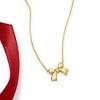 Pure Collection by Ross-Simons 14kt Yellow Gold Bow Necklace Size 16 - 3 of 4